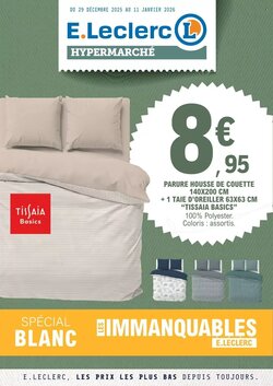 Prospectus promotionnel E.Leclerc valable à partir du 29/12/2025