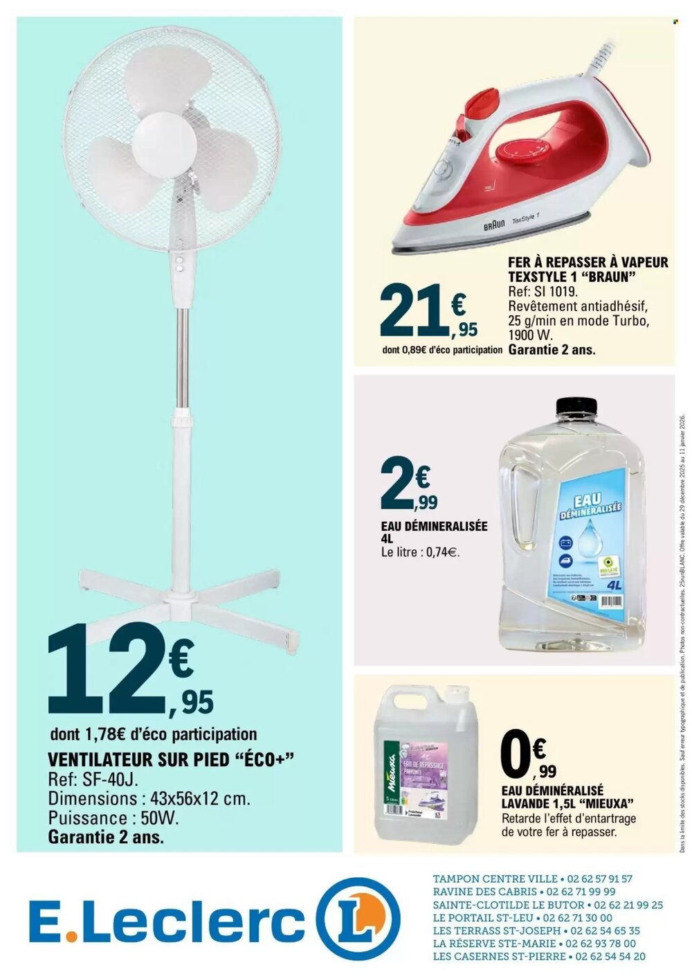 Prospectus promotionnel E.Leclerc valable à partir du 29/12/2025 - Page 22.