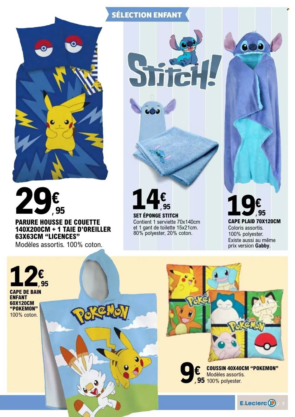 Prospectus promotionnel E.Leclerc valable à partir du 29/12/2025 - Page 5.