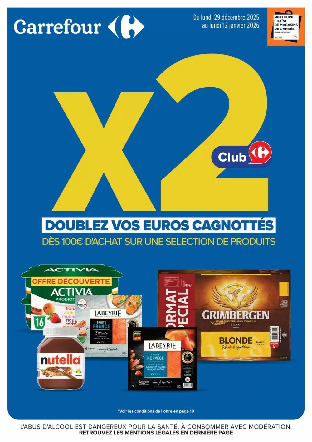 Prospectus promotionnel Carrefour valable à partir du 29/12/2025 - Page 1.
