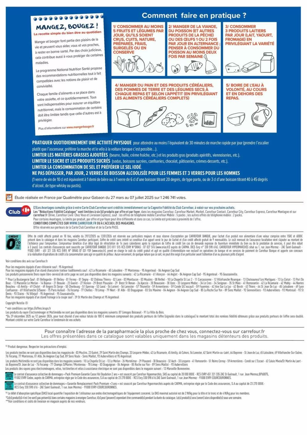 Prospectus promotionnel Carrefour valable à partir du 29/12/2025 - Page 100.
