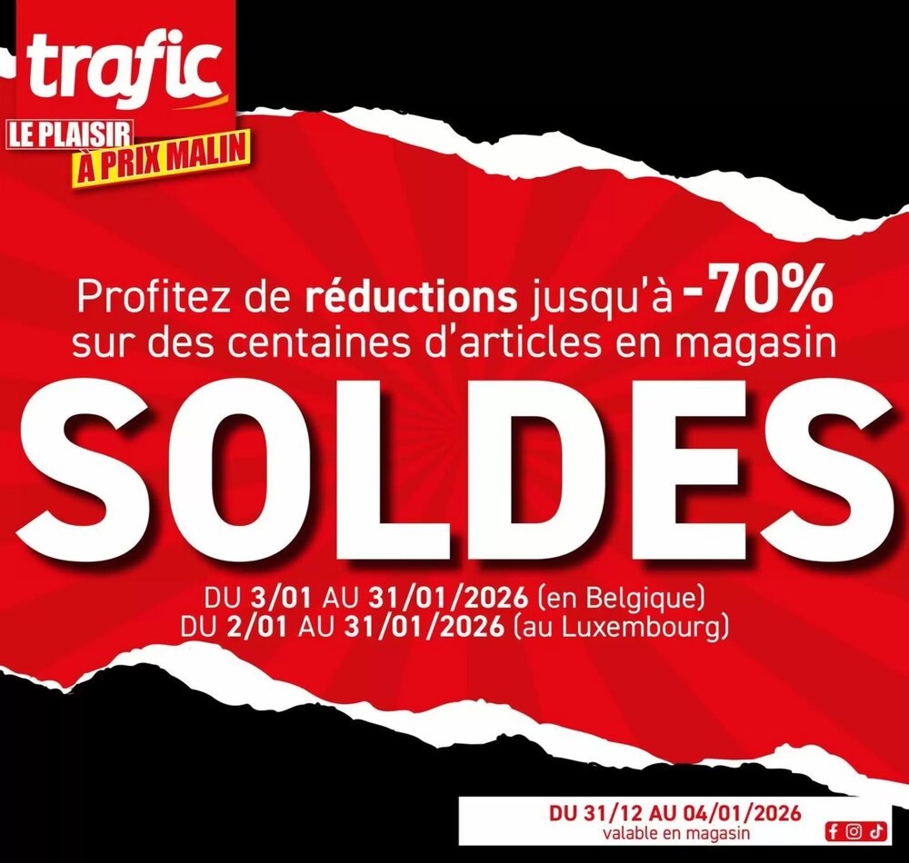 Prospectus promotionnel Trafic valable à partir du 29/12/2025 - Page 9.