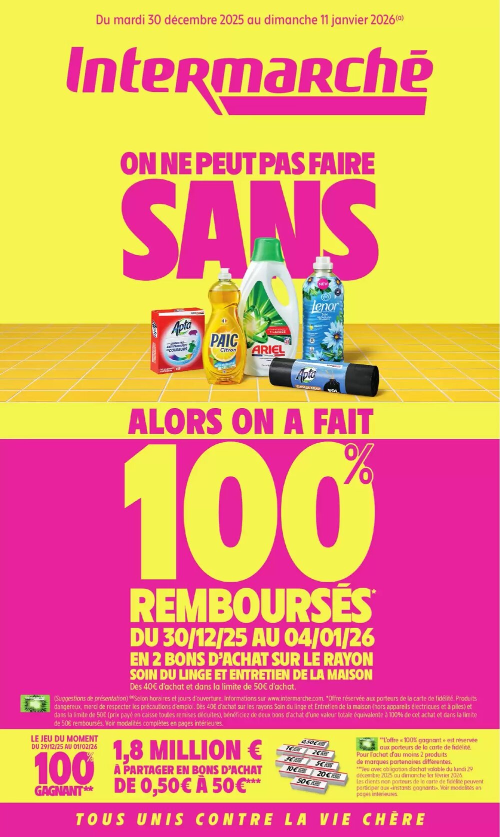 Prospectus promotionnel Intermarché valable à partir du 30/12/2025 - Page 1.