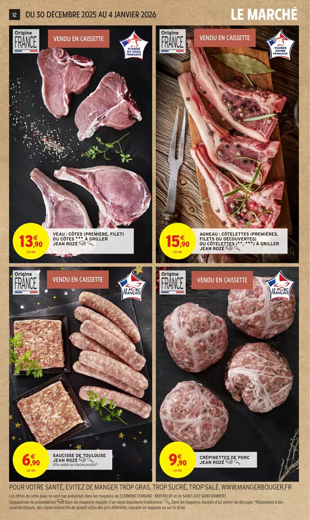 Prospectus promotionnel Intermarché valable à partir du 30/12/2025 - Page 12.