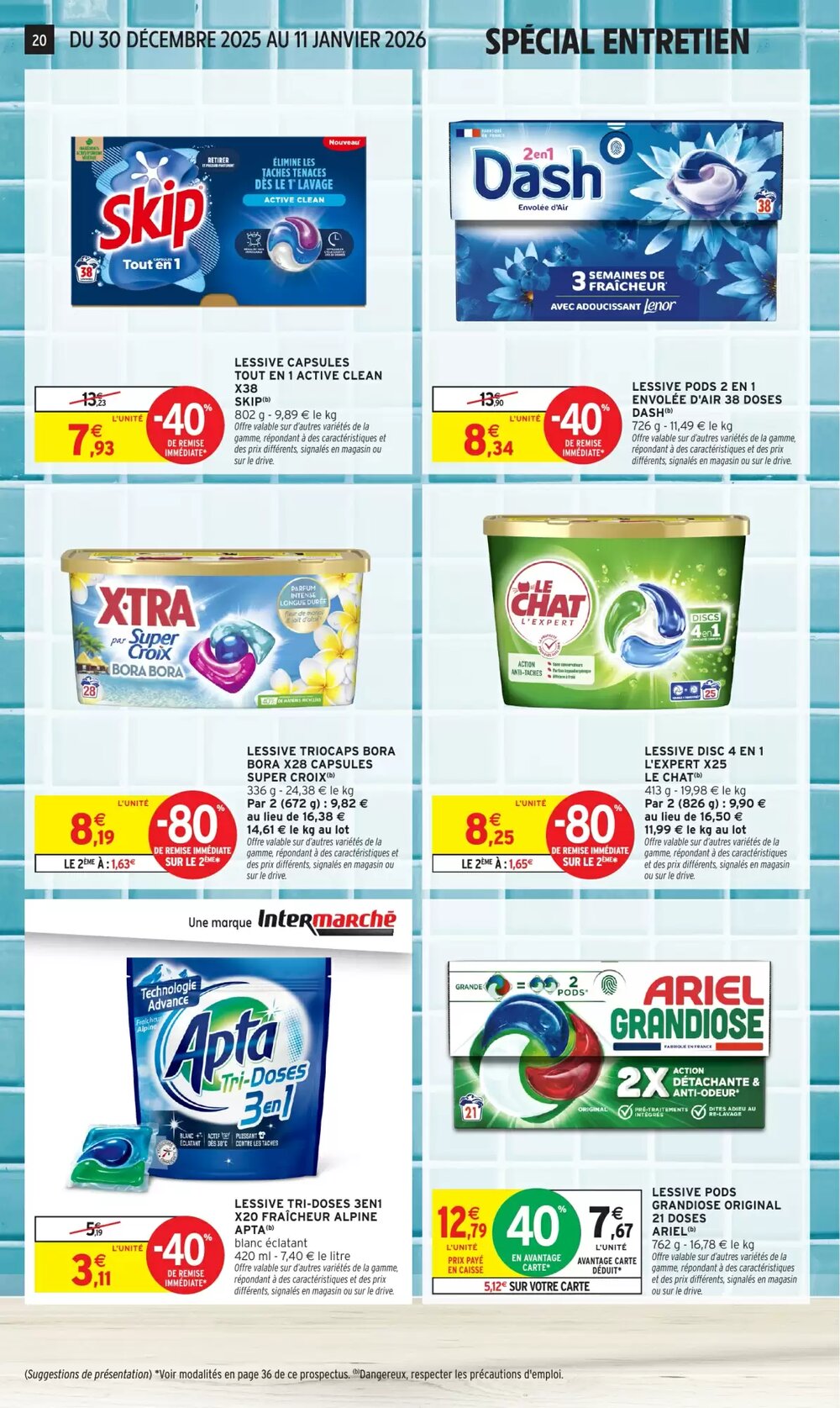 Prospectus promotionnel Intermarché valable à partir du 30/12/2025 - Page 20.