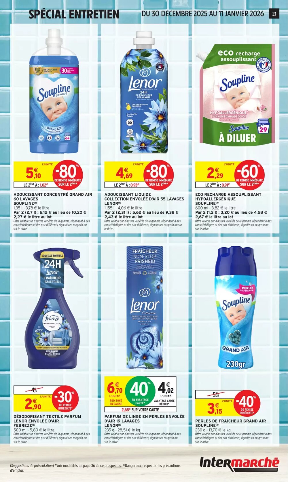 Prospectus promotionnel Intermarché valable à partir du 30/12/2025 - Page 21.