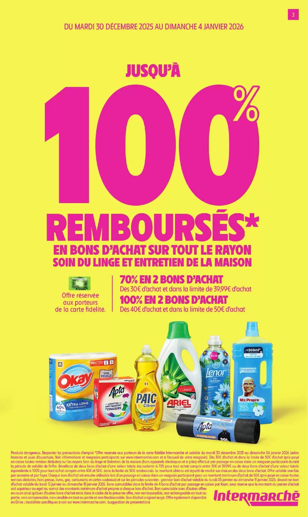 Prospectus promotionnel Intermarché valable à partir du 30/12/2025 - Page 3.