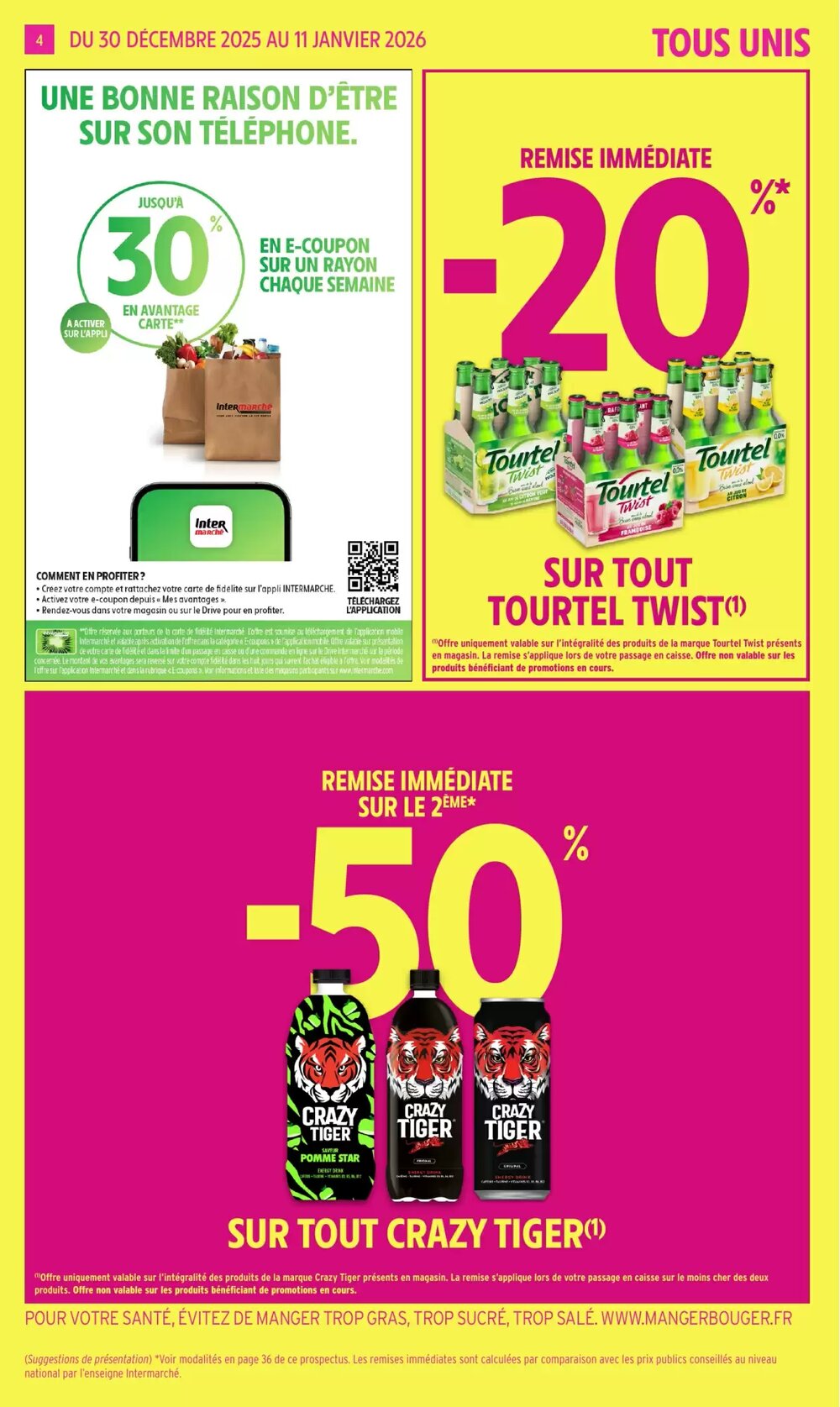 Prospectus promotionnel Intermarché valable à partir du 30/12/2025 - Page 4.