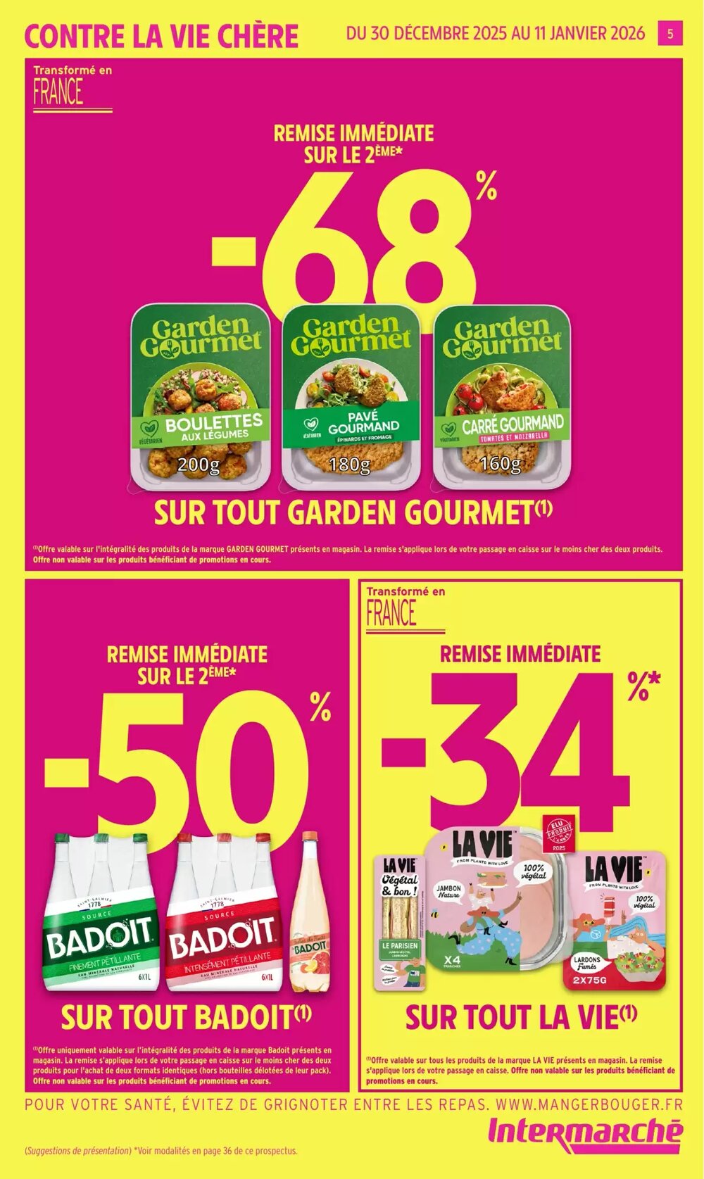 Prospectus promotionnel Intermarché valable à partir du 30/12/2025 - Page 5.