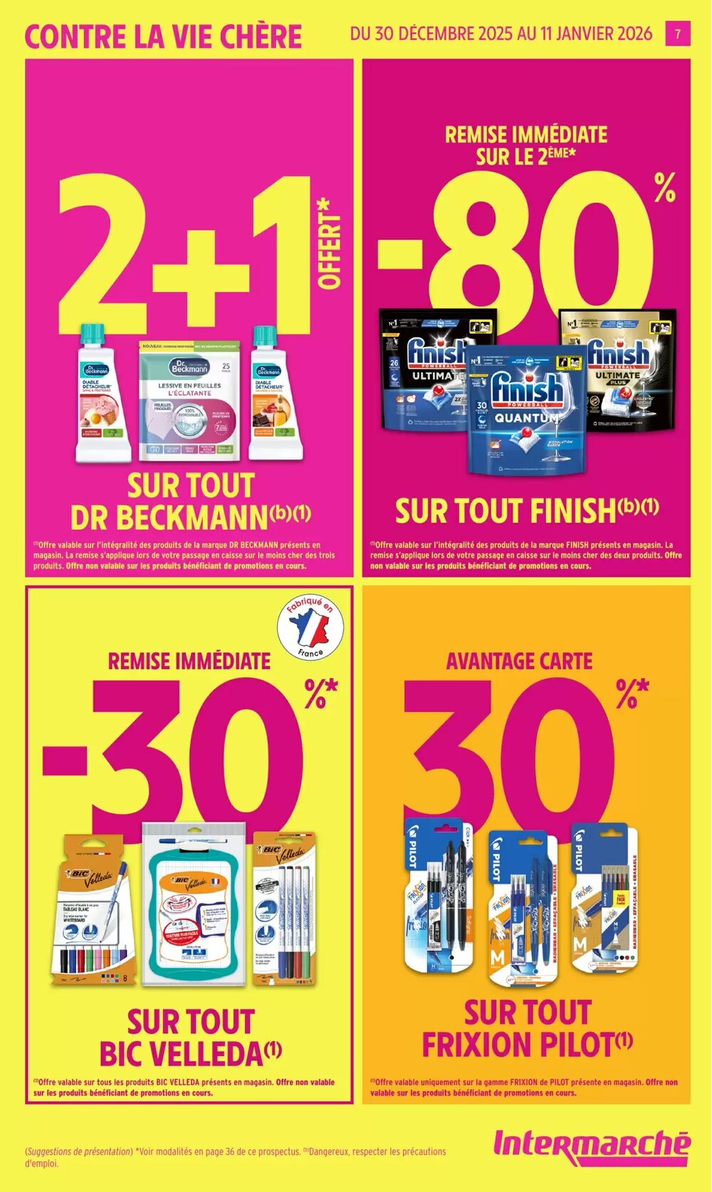 Prospectus promotionnel Intermarché valable à partir du 30/12/2025 - Page 7.