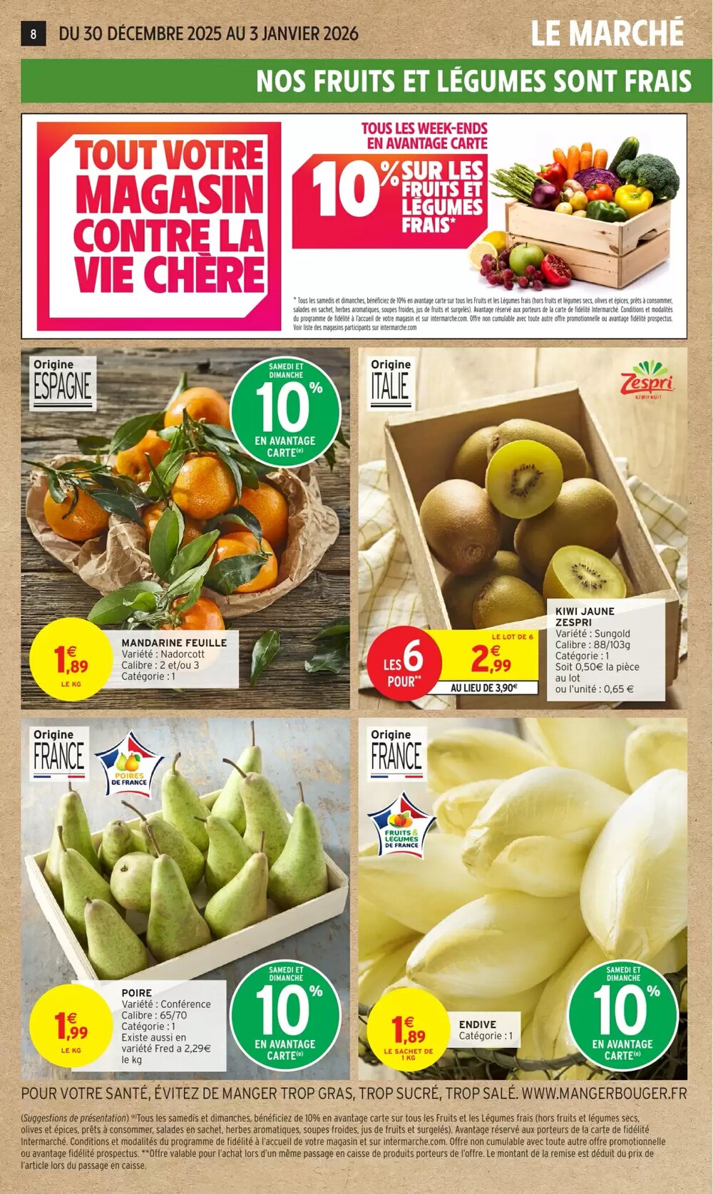 Prospectus promotionnel Intermarché valable à partir du 30/12/2025 - Page 8.