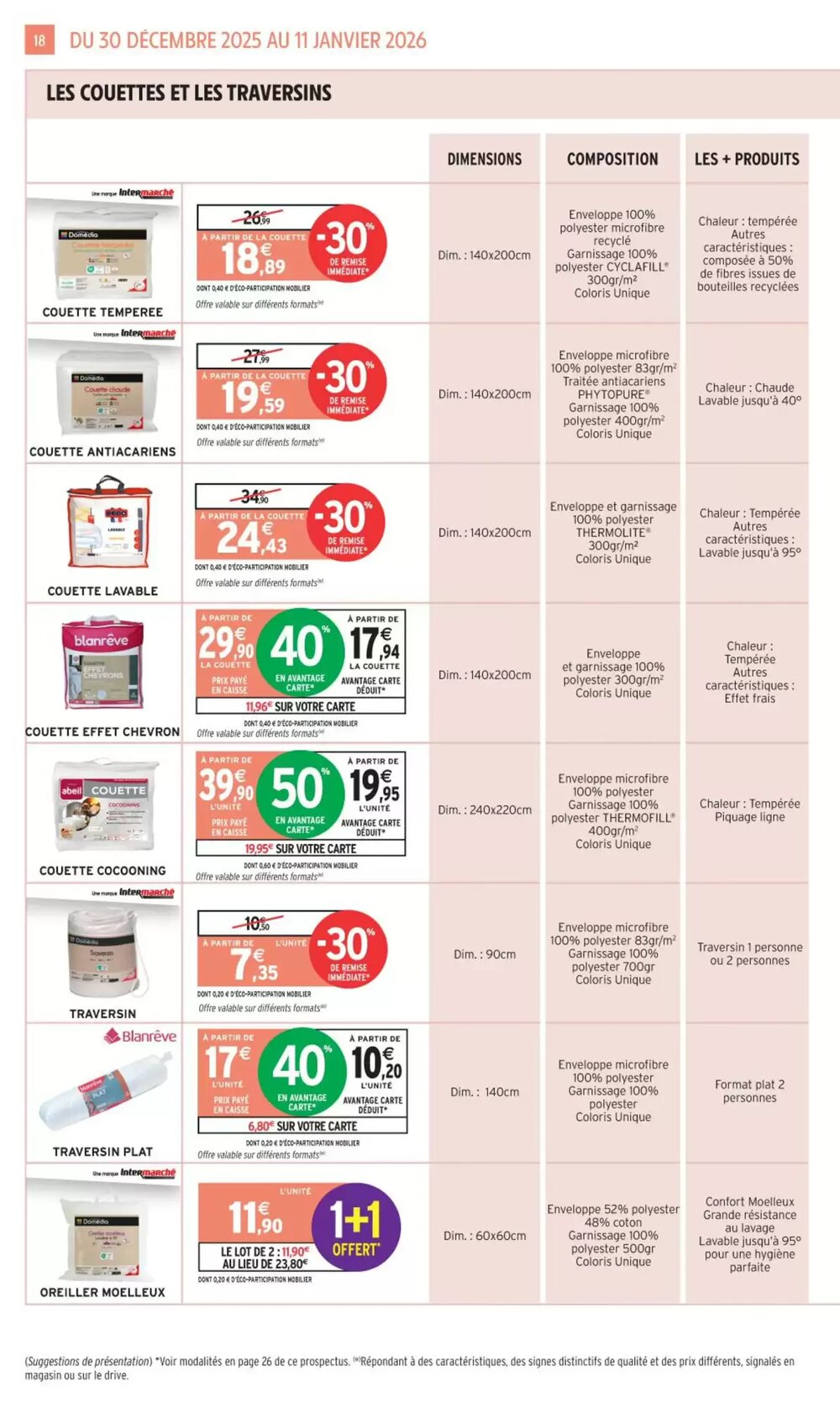 Prospectus promotionnel Intermarché Hyper valable à partir du 30/12/2025 - Page 18.