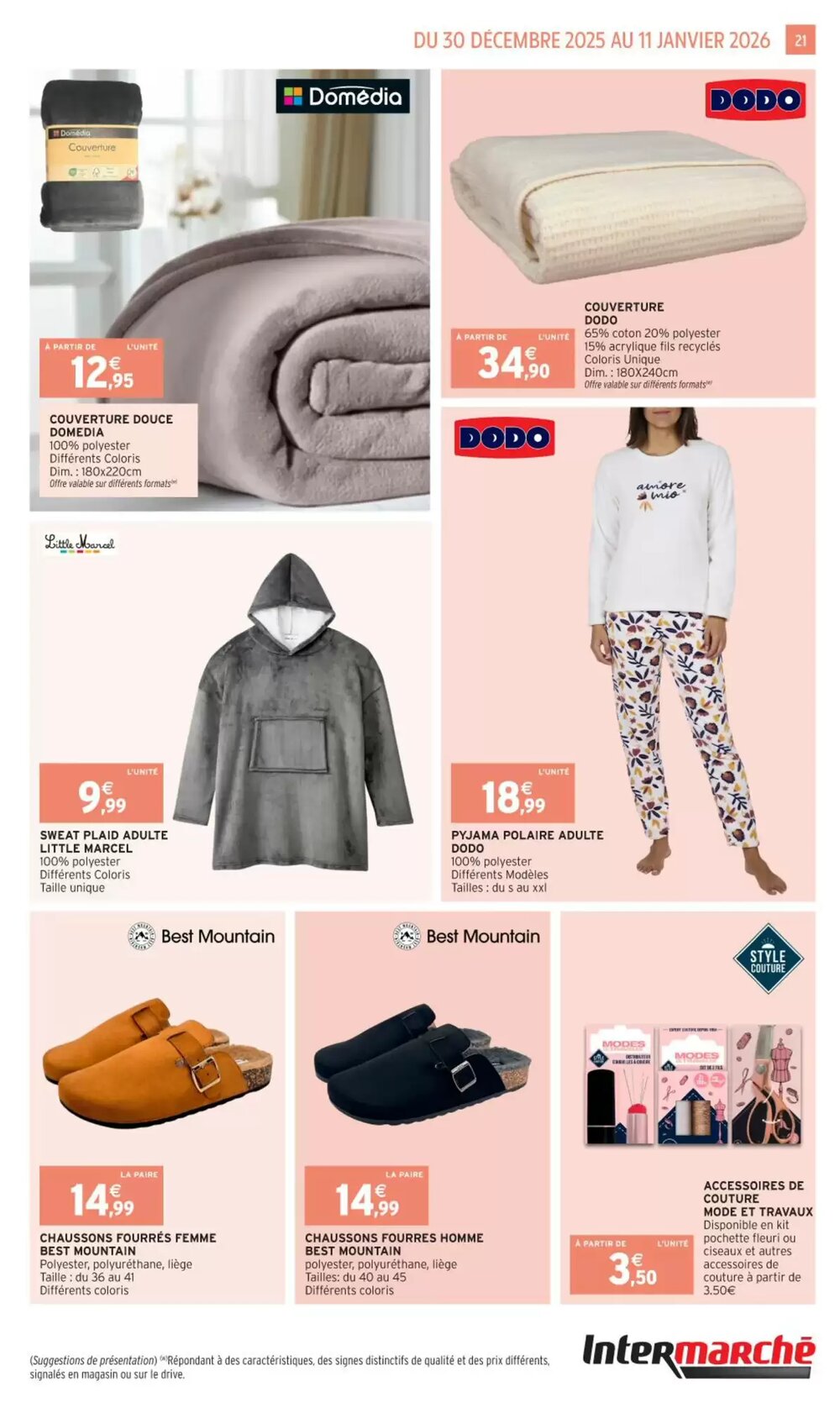 Prospectus promotionnel Intermarché Hyper valable à partir du 30/12/2025 - Page 21.