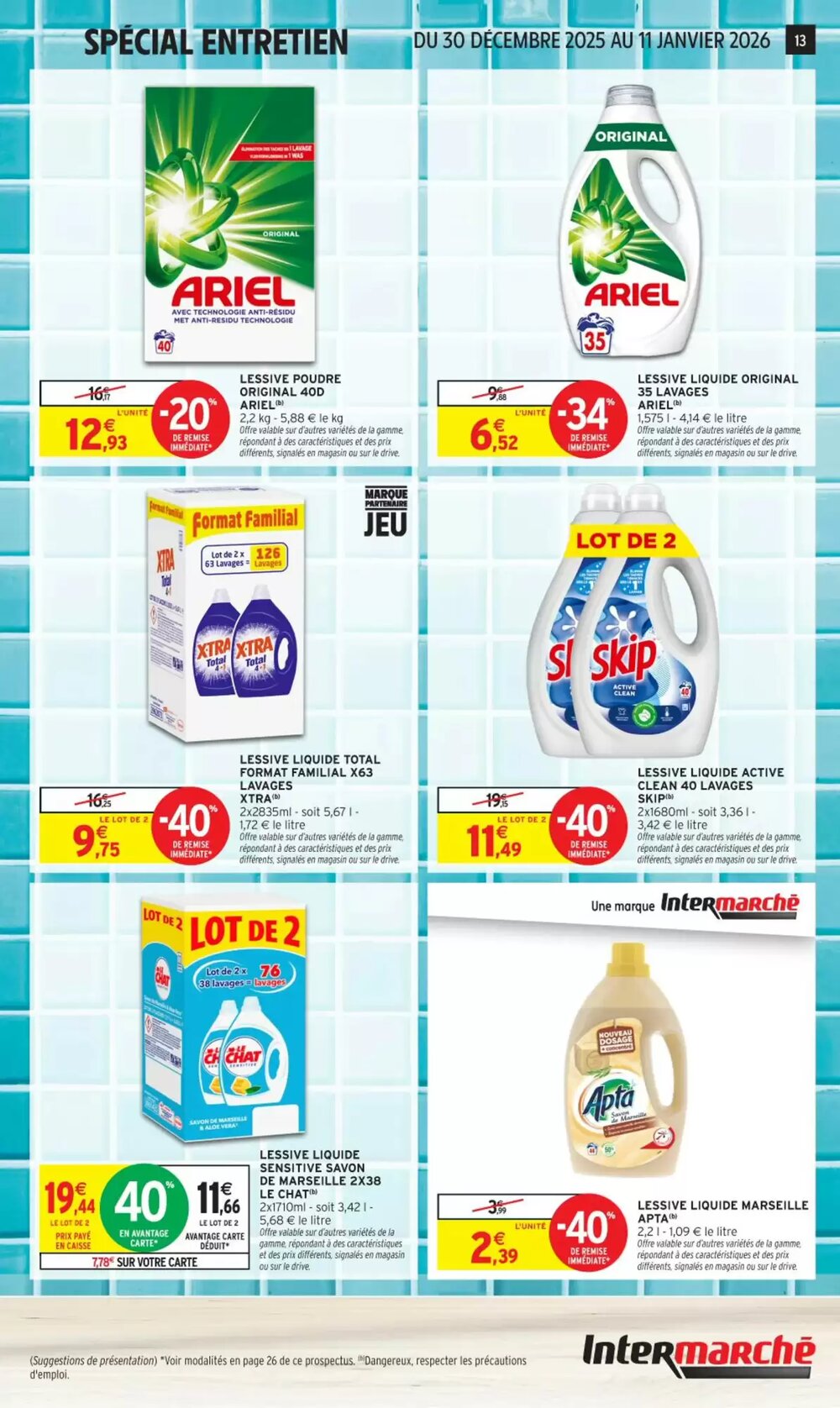 Prospectus promotionnel Intermarché valable à partir du 30/12/2025 - Page 13.