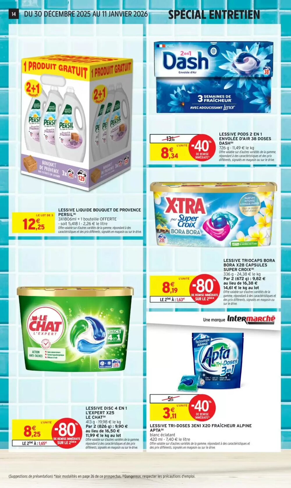 Prospectus promotionnel Intermarché valable à partir du 30/12/2025 - Page 14.
