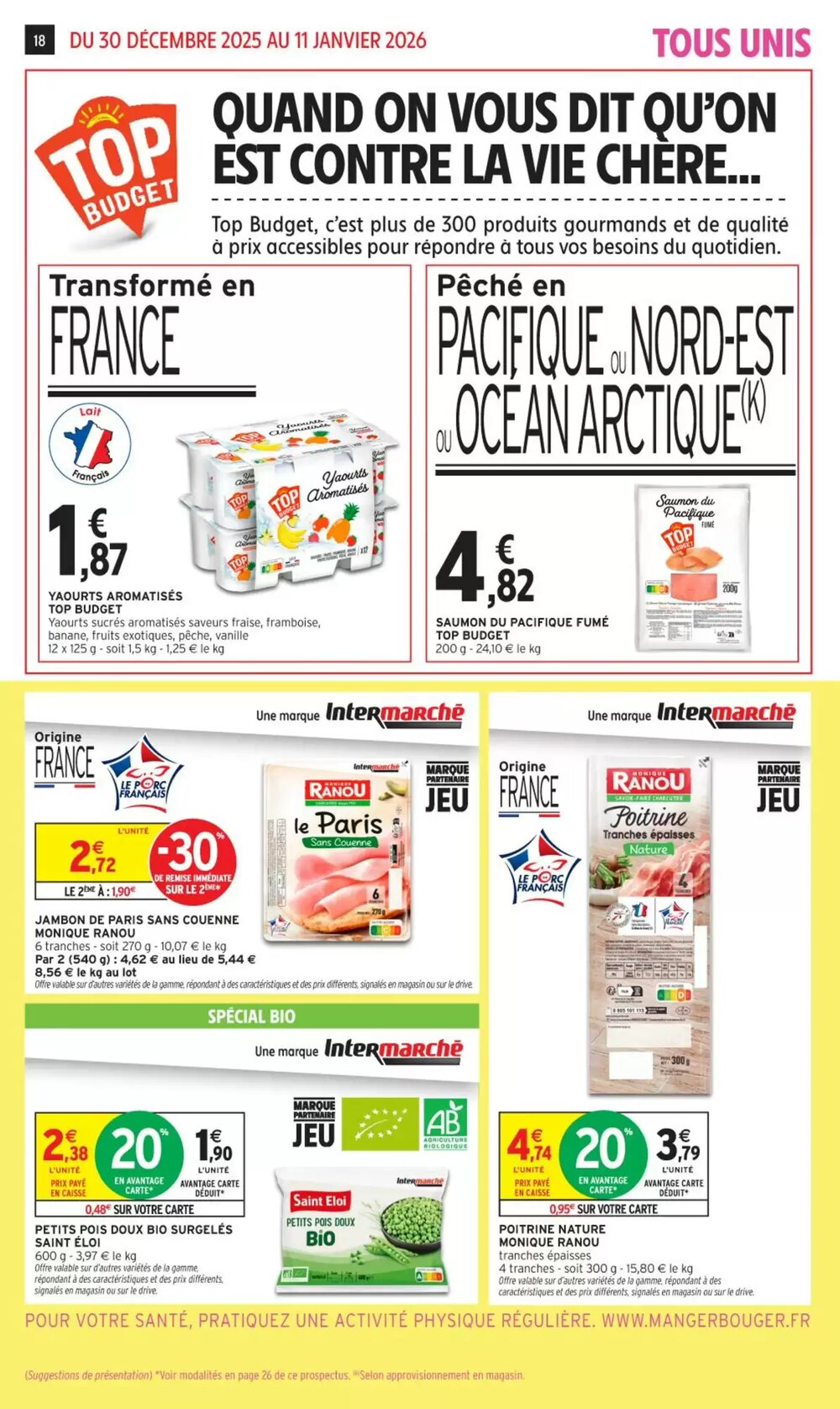 Prospectus promotionnel Intermarché valable à partir du 30/12/2025 - Page 18.