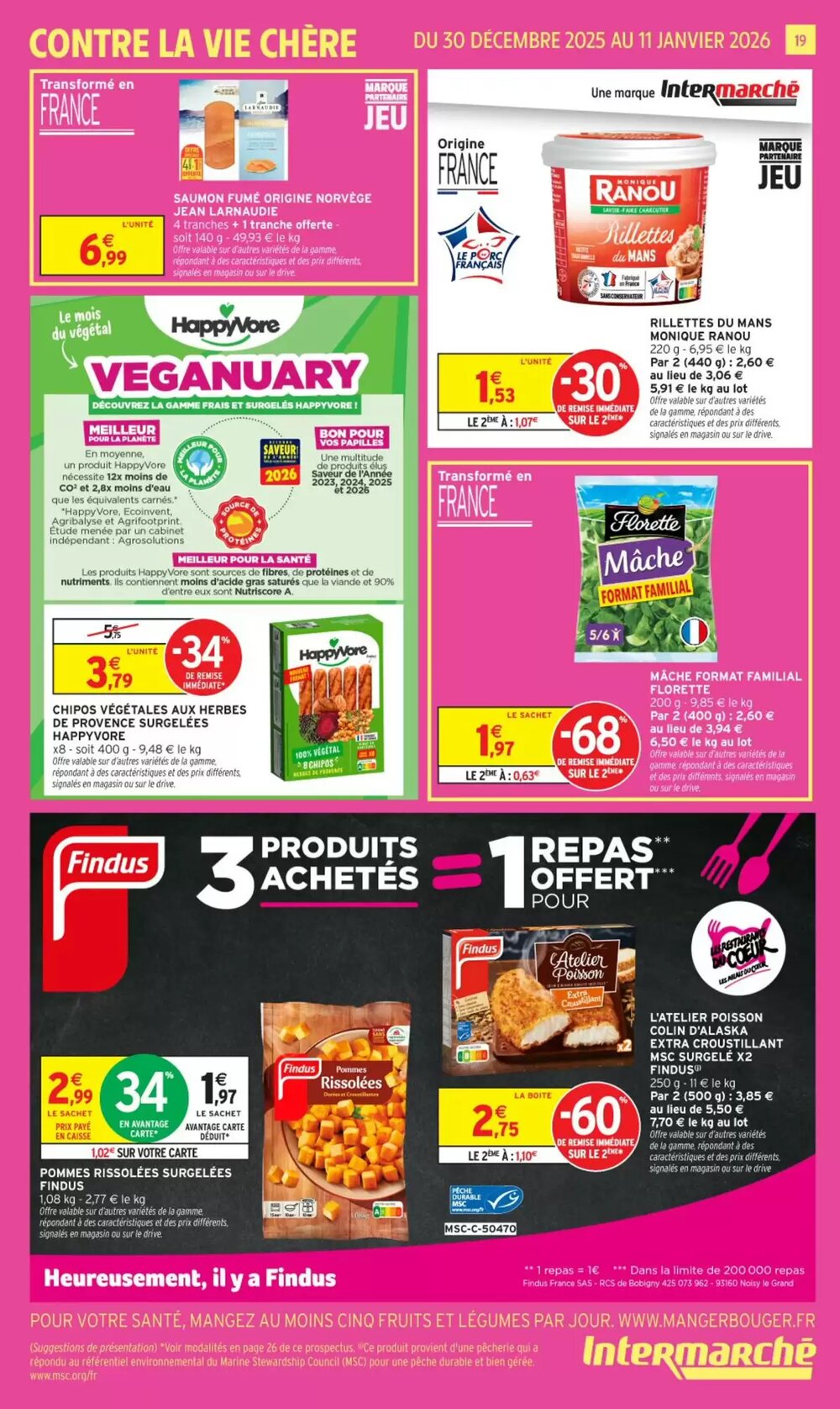 Prospectus promotionnel Intermarché valable à partir du 30/12/2025 - Page 19.