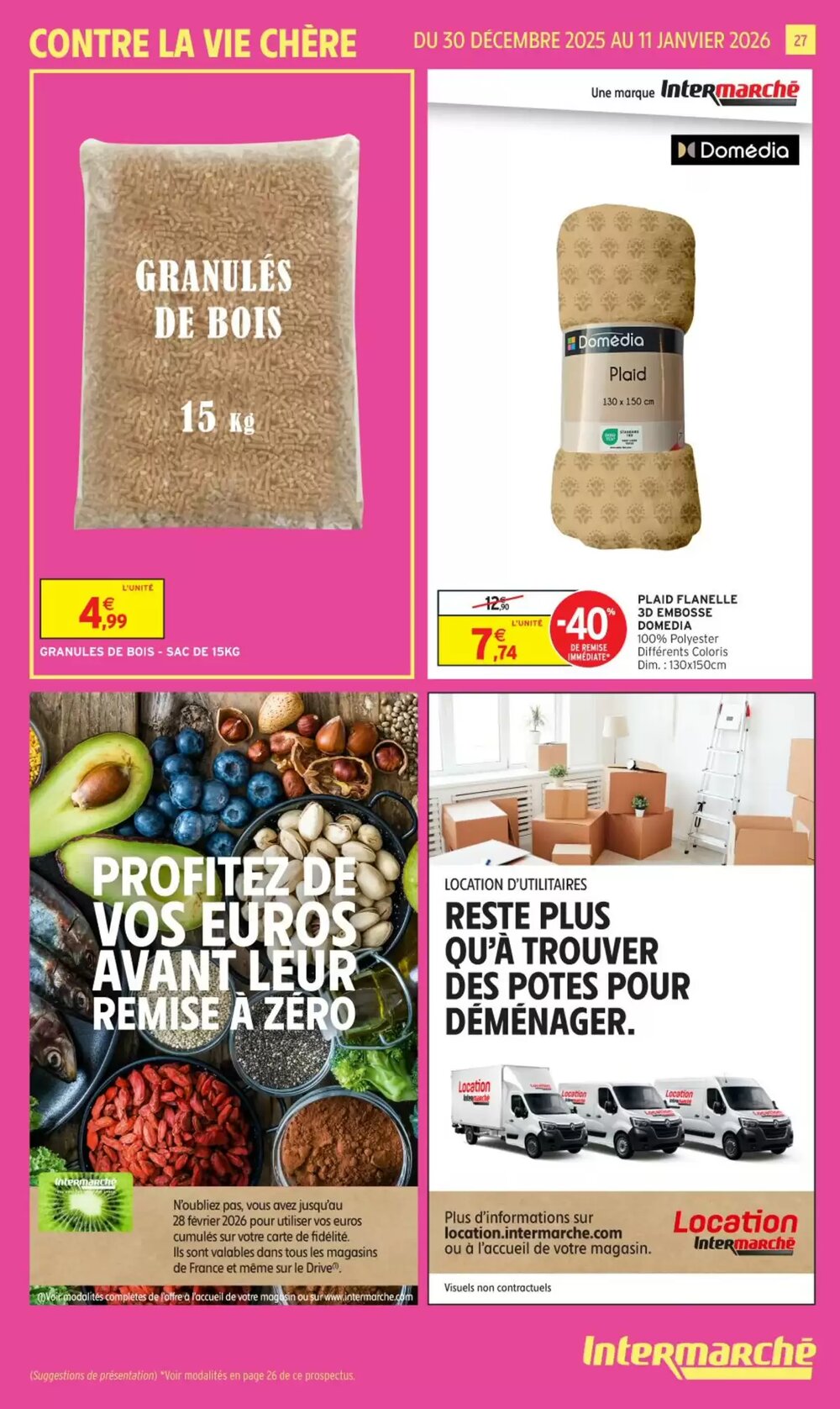 Prospectus promotionnel Intermarché valable à partir du 30/12/2025 - Page 27.