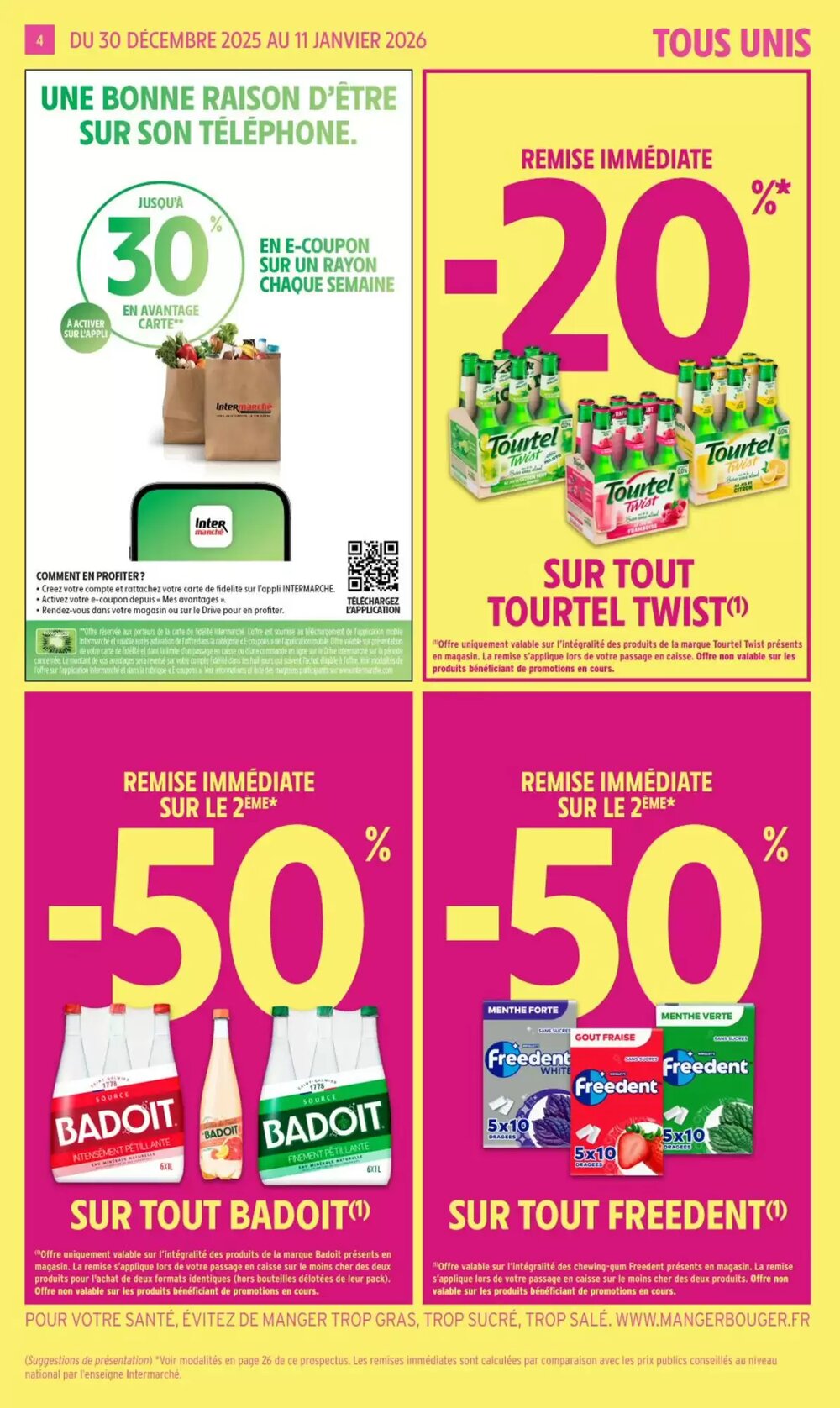 Prospectus promotionnel Intermarché valable à partir du 30/12/2025 - Page 4.