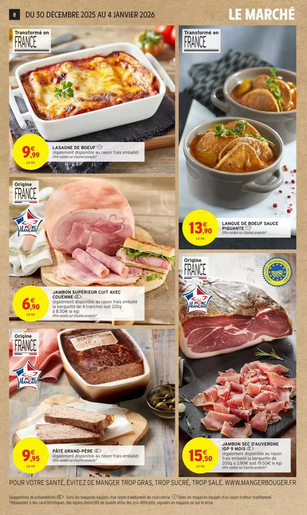 Prospectus promotionnel Intermarché valable à partir du 30/12/2025 - Page 8.