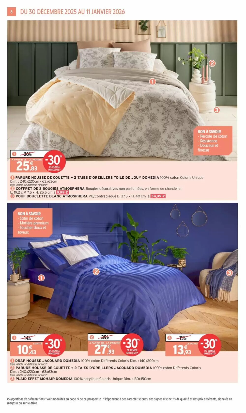 Prospectus promotionnel Intermarché valable à partir du 30/12/2025 - Page 8.