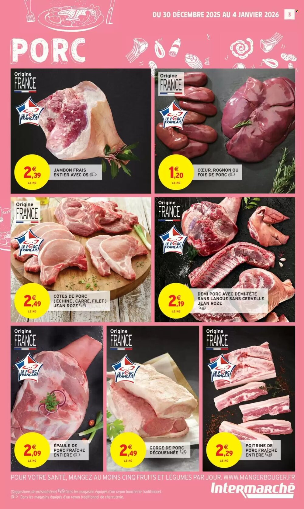 Prospectus promotionnel Intermarché valable à partir du 30/12/2025 - Page 3.