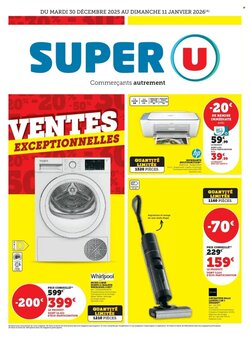 Prospectus promotionnel Super U valable à partir du 30/12/2025