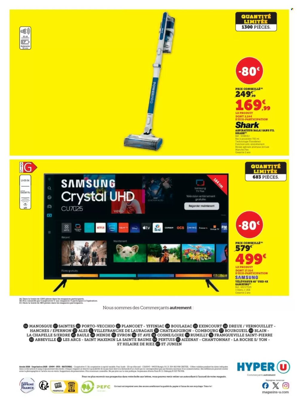 Prospectus promotionnel Hyper U valable à partir du 30/12/2025 - Page 6.