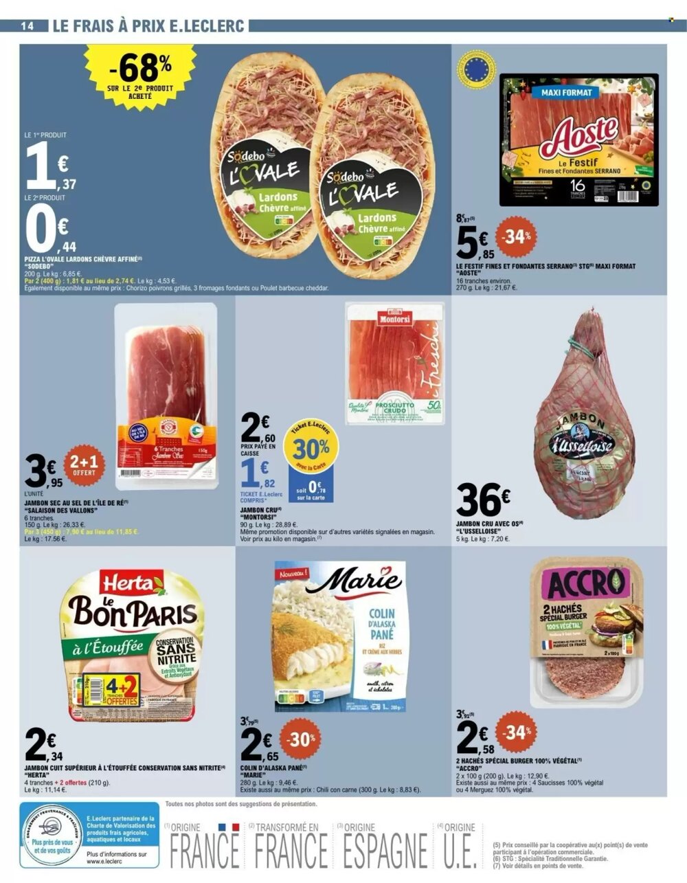 Prospectus promotionnel E.Leclerc valable à partir du 30/12/2025 - Page 14.
