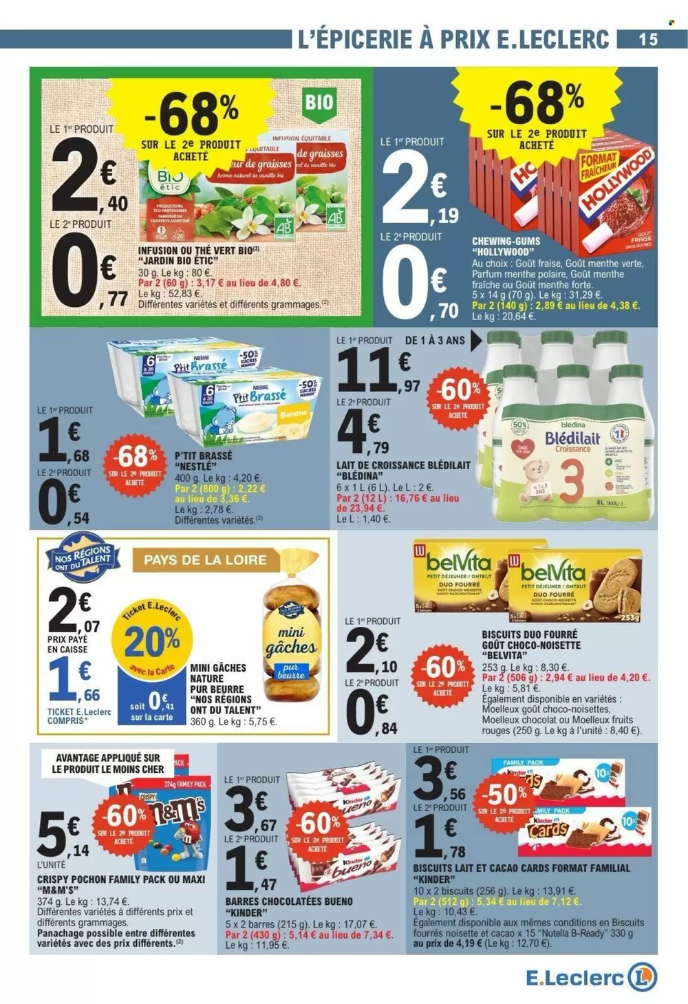 Prospectus promotionnel E.Leclerc valable à partir du 30/12/2025 - Page 15.