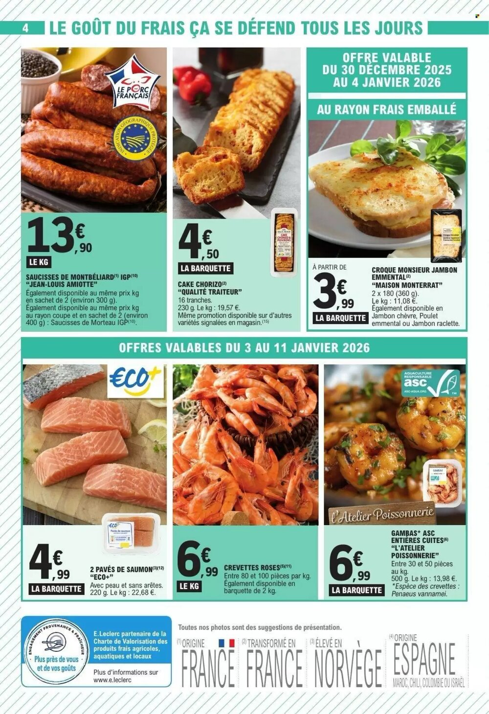 Prospectus promotionnel E.Leclerc valable à partir du 30/12/2025 - Page 4.