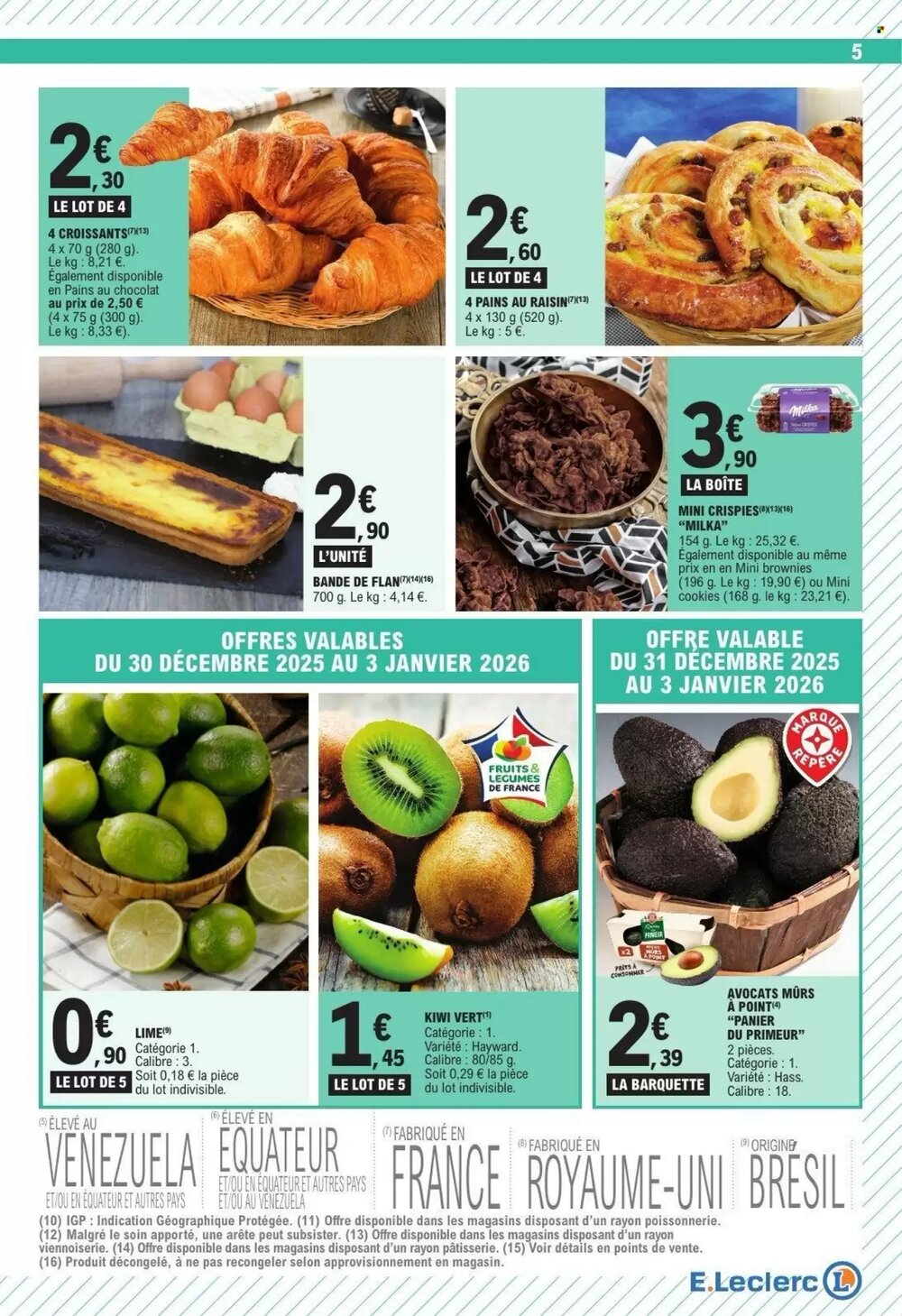 Prospectus promotionnel E.Leclerc valable à partir du 30/12/2025 - Page 5.