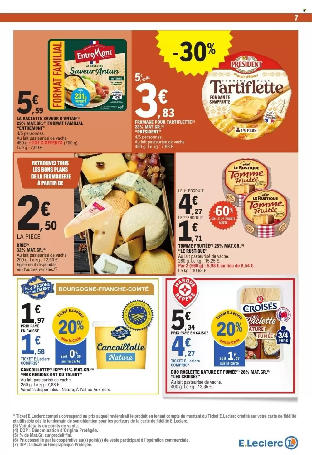 Prospectus promotionnel E.Leclerc valable à partir du 30/12/2025 - Page 7.