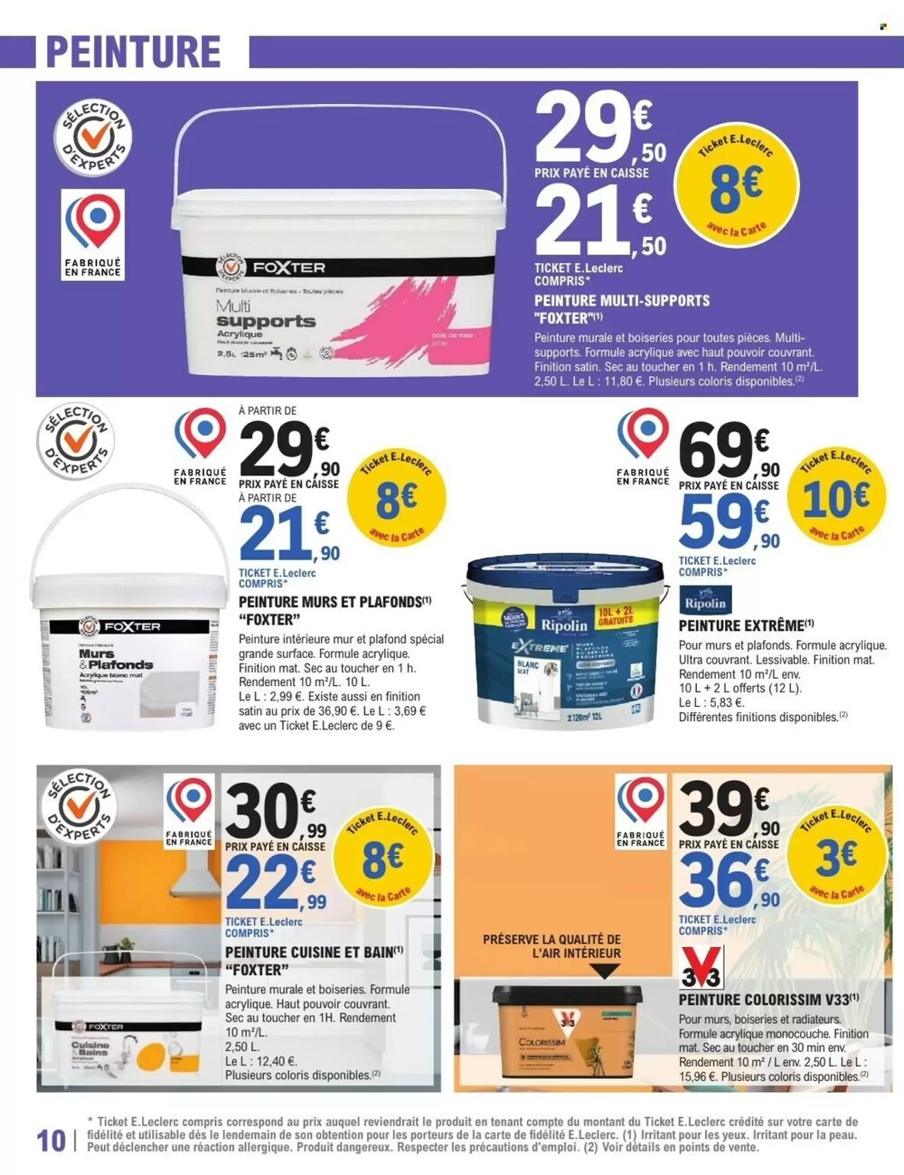 Prospectus promotionnel E.Leclerc Brico valable à partir du 30/12/2025 - Page 10.