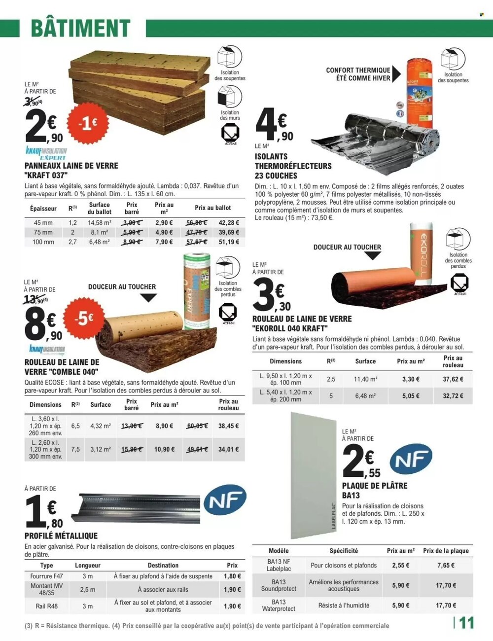 Prospectus promotionnel E.Leclerc Brico valable à partir du 30/12/2025 - Page 11.
