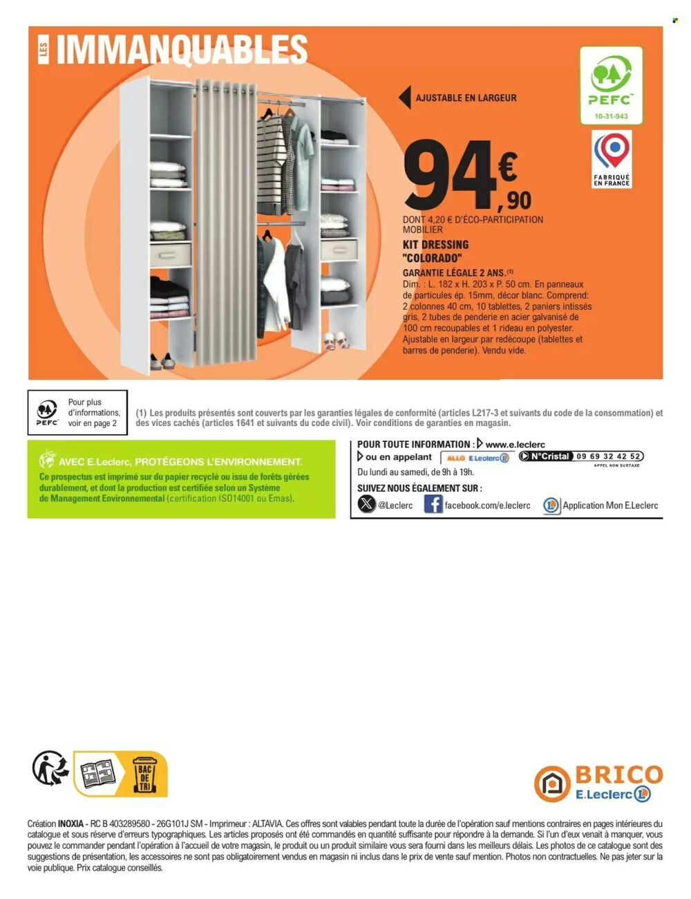 Prospectus promotionnel E.Leclerc Brico valable à partir du 30/12/2025 - Page 12.