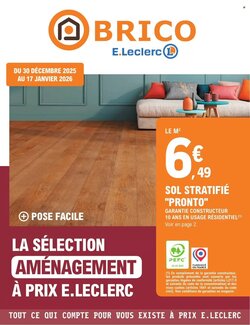 Prospectus promotionnel E.Leclerc Brico valable à partir du 30/12/2025