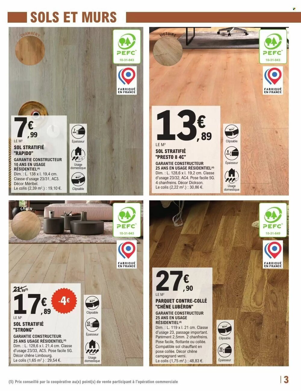 Prospectus promotionnel E.Leclerc Brico valable à partir du 30/12/2025 - Page 3.
