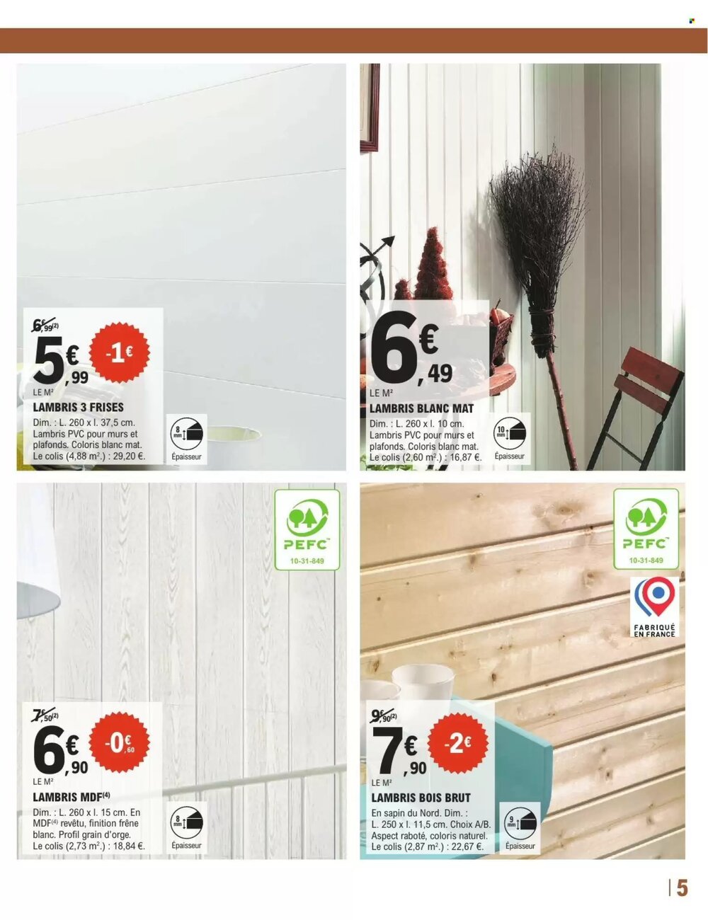Prospectus promotionnel E.Leclerc Brico valable à partir du 30/12/2025 - Page 5.