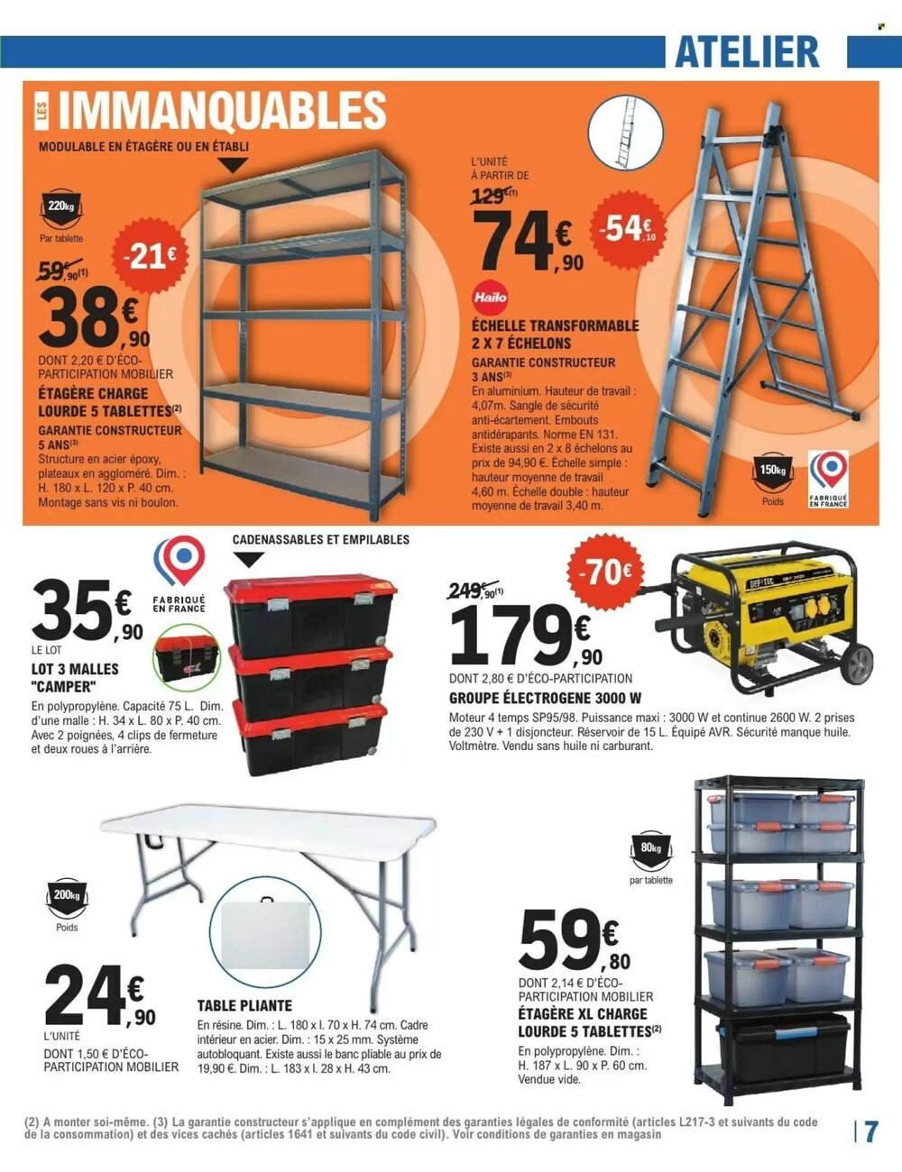 Prospectus promotionnel E.Leclerc Brico valable à partir du 30/12/2025 - Page 7.