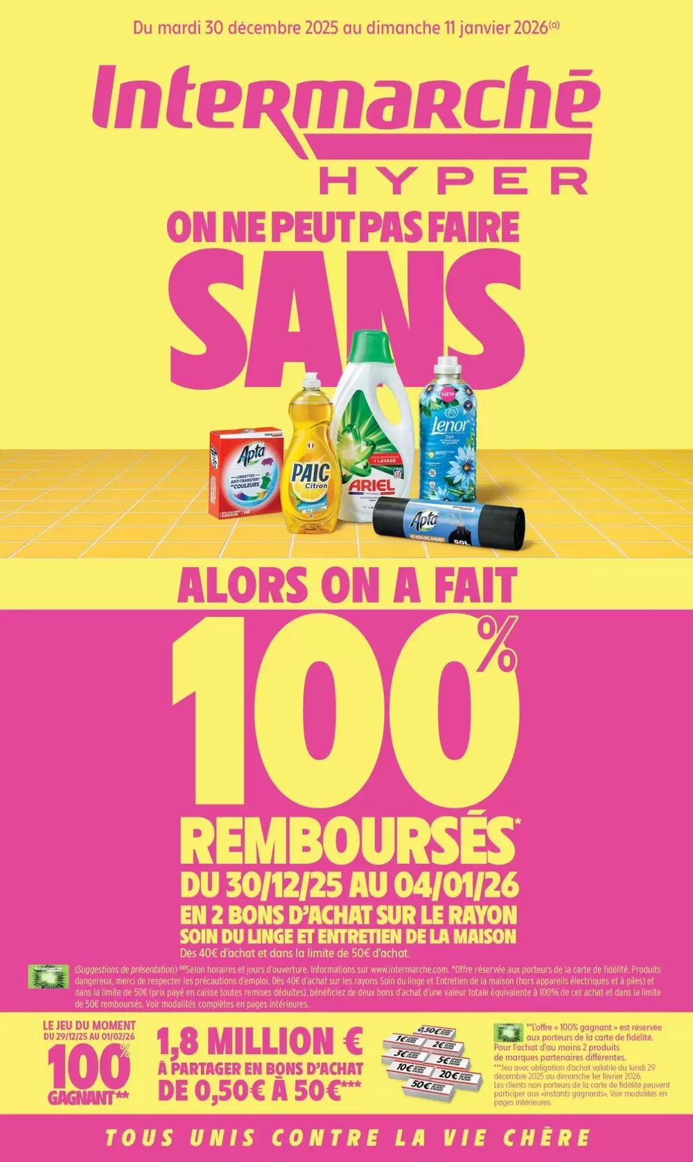 Prospectus promotionnel Intermarché valable à partir du 30/12/2025 - Page 1.