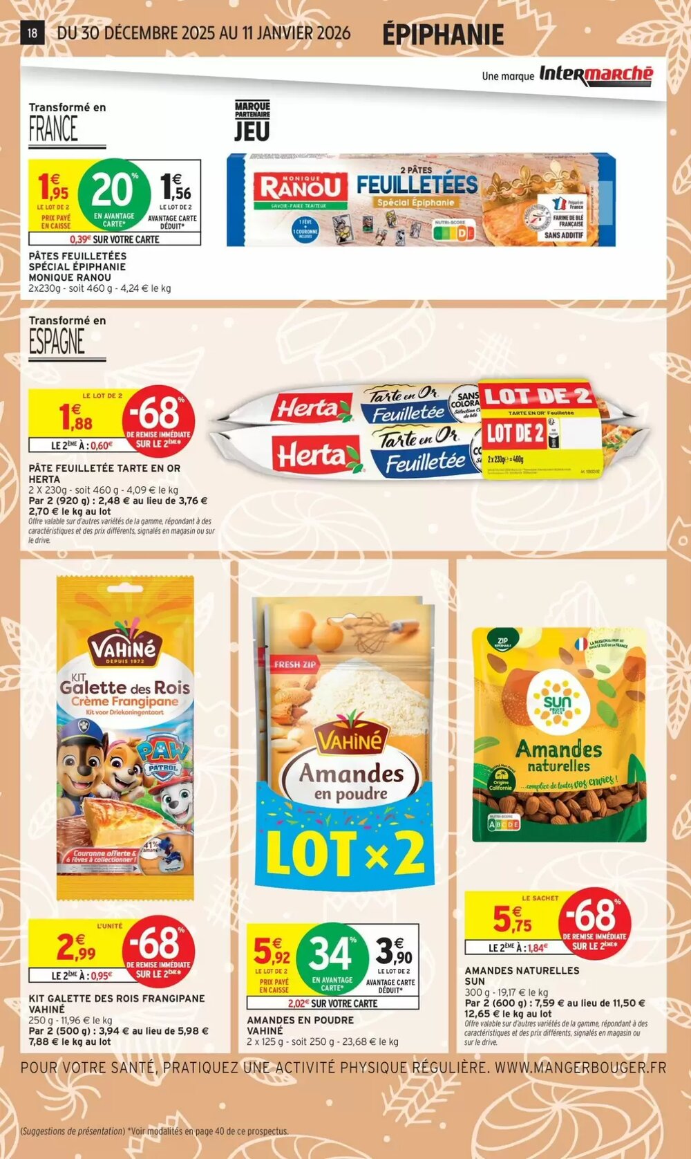Prospectus promotionnel Intermarché valable à partir du 30/12/2025 - Page 18.