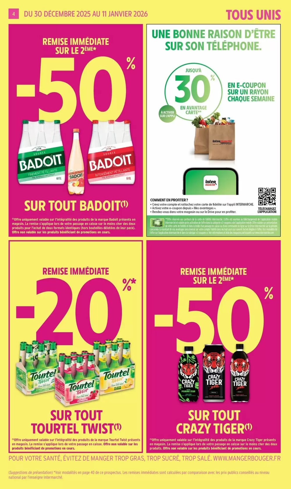 Prospectus promotionnel Intermarché valable à partir du 30/12/2025 - Page 4.