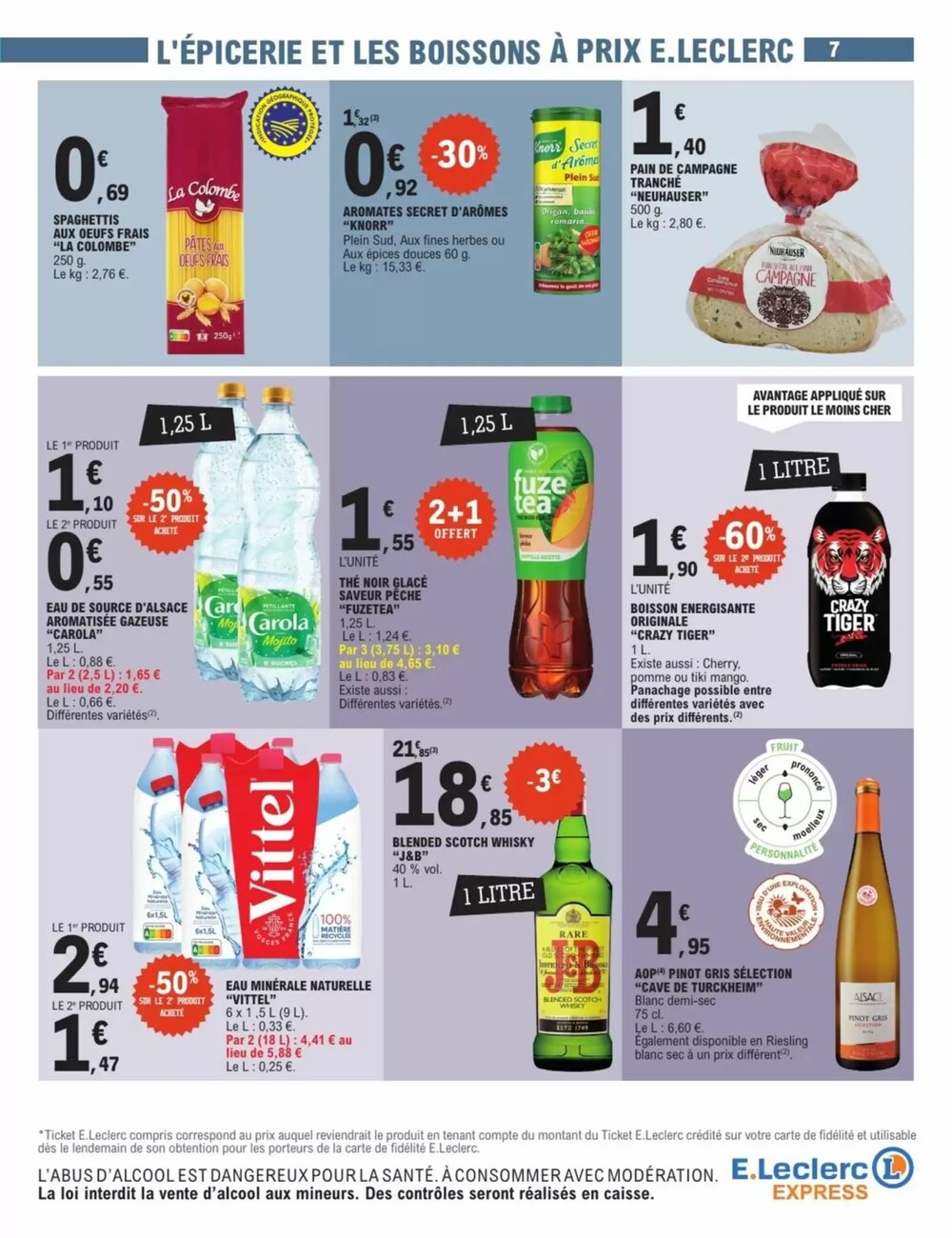 Prospectus promotionnel E.Leclerc Express valable à partir du 30/12/2025 - Page 7.
