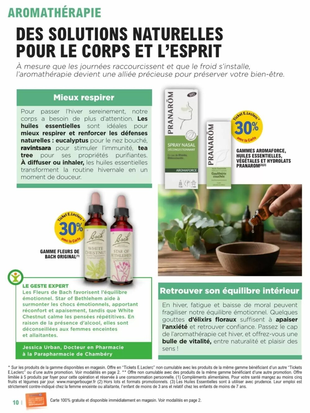 Prospectus promotionnel E.Leclerc Parapharmacie valable à partir du 30/12/2025 - Page 10.