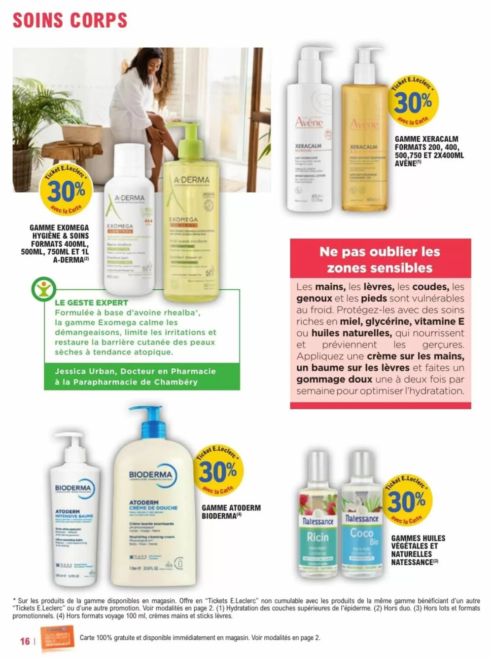 Prospectus promotionnel E.Leclerc Parapharmacie valable à partir du 30/12/2025 - Page 16.
