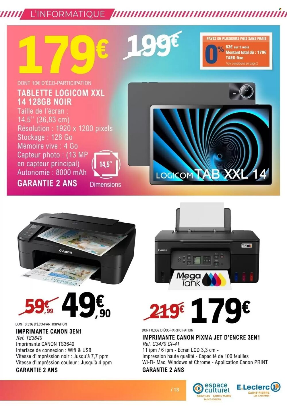 Prospectus promotionnel E.Leclerc valable à partir du 30/12/2025 - Page 13.
