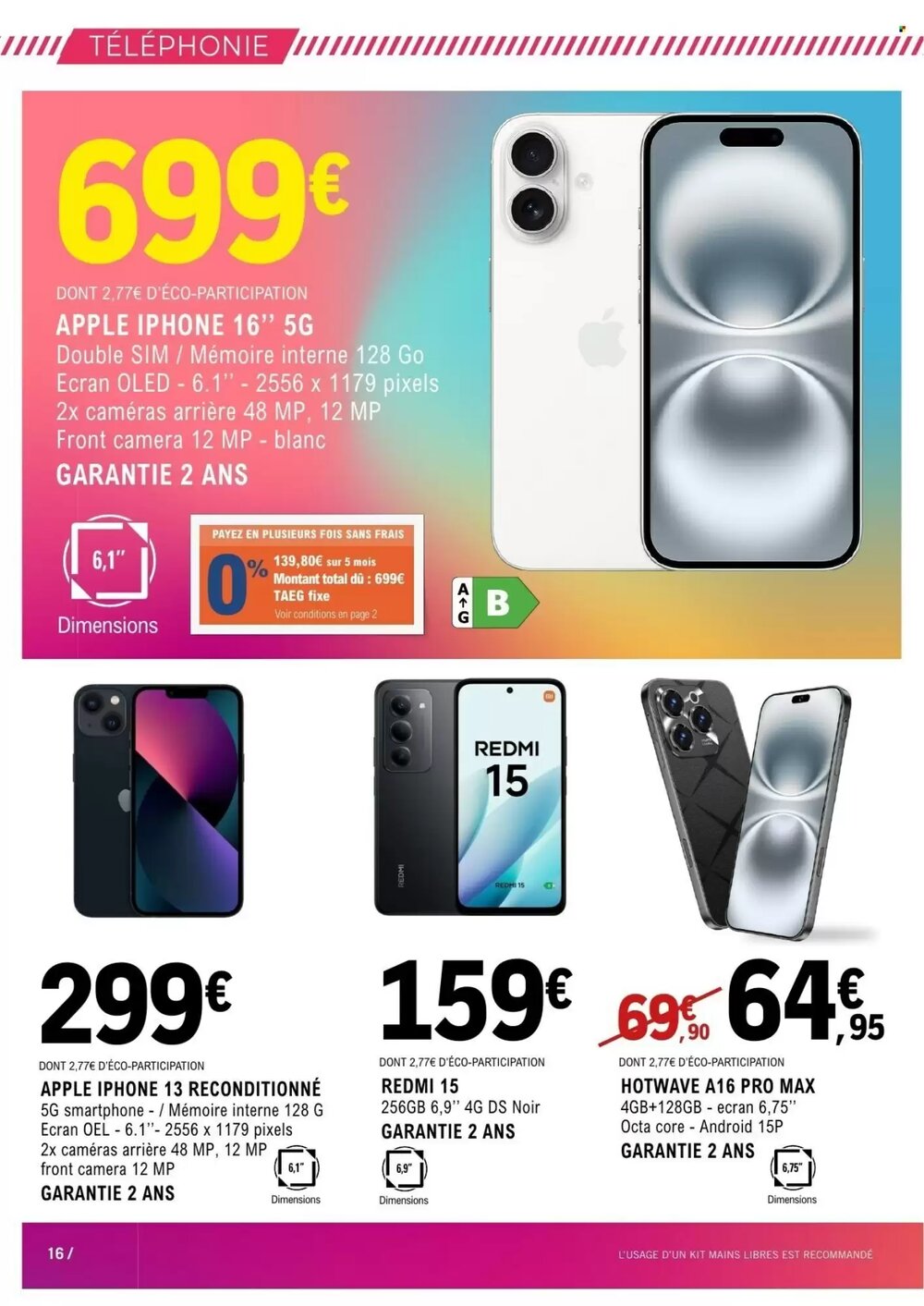 Prospectus promotionnel E.Leclerc valable à partir du 30/12/2025 - Page 16.