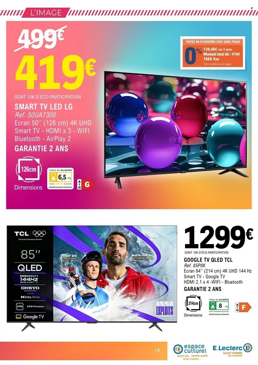 Prospectus promotionnel E.Leclerc valable à partir du 30/12/2025 - Page 5.