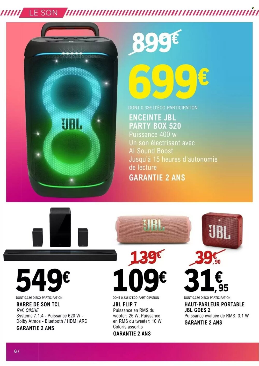 Prospectus promotionnel E.Leclerc valable à partir du 30/12/2025 - Page 6.
